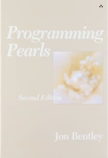 Book cover of Programming Pearls