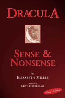 Book cover of Dracula: Sense and Nonsense