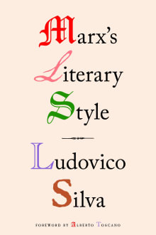 Book cover of Marx's Literary Style