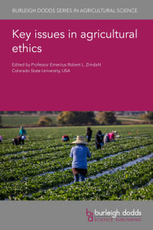 Book cover of Key Issues in Agricultural Ethics