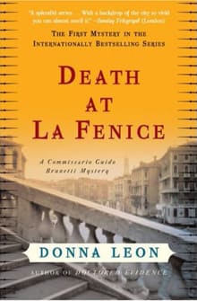 Book cover of Death at La Fenice