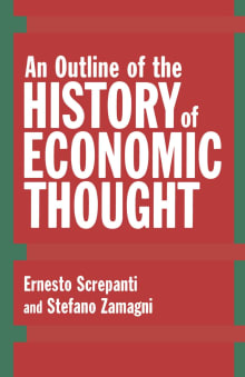 Book cover of An Outline of the History of Economic Thought