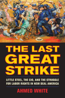 Book cover of The Last Great Strike: Little Steel, the CIO, and the Struggle for Labor Rights in New Deal America