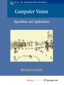 Book cover of Computer Vision: Algorithms and Applications