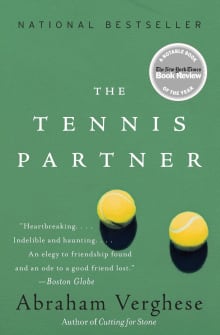 Book cover of The Tennis Partner