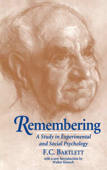 Book cover of Remembering: A Study in Experimental and Social Psychology