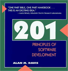 Book cover of 201 Principles of Software Development