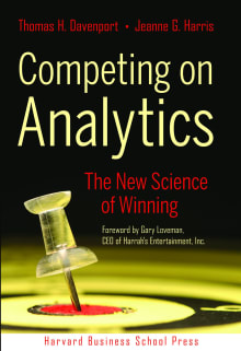 Book cover of Competing on Analytics: The New Science of Winning