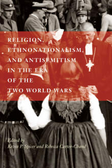 Book cover of Religion, Ethnonationalism, and Antisemitism in the Era of the Two World Wars