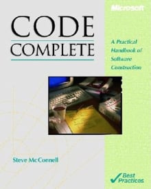 Book cover of Code Complete: A Practical Handbook of Software Construction
