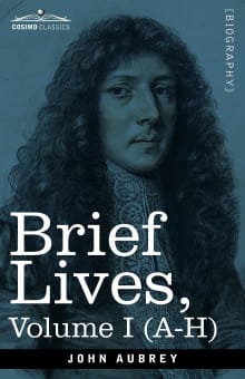 Book cover of Brief Lives - Volume I