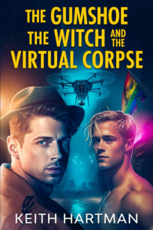 Book cover of The Gumshoe, the Witch, and the Virtual Corpse