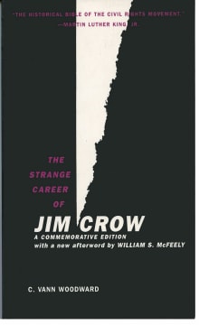 Book cover of The Strange Career of Jim Crow