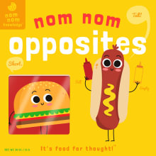 Book cover of Nom Nom: Opposites