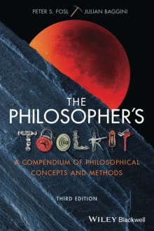 Book cover of The Philosopher's Toolkit: A Compendium of Philosophical Concepts and Methods