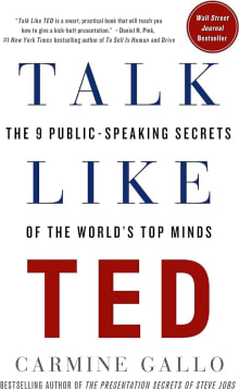 Book cover of Talk Like Ted: The 9 Public-Speaking Secrets of the World's Top Minds
