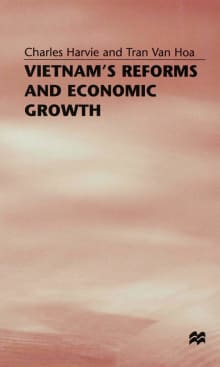 Book cover of Vietnam's Reforms and Economic Growth