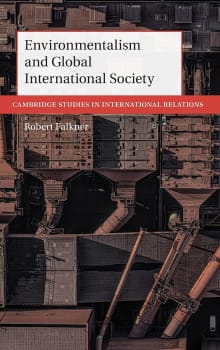 Book cover of Environmentalism and Global International Society