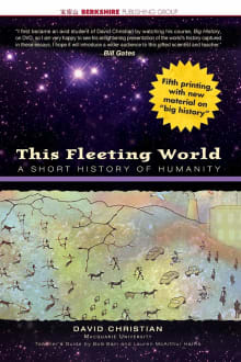 Book cover of This Fleeting World: A Short History of Humanity