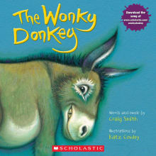 Book cover of The Wonky Donkey