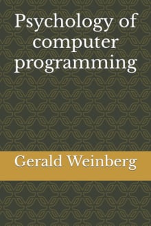 Book cover of The Psychology of Computer Programming