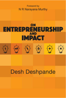 Book cover of On Entrepreneurship and Impact