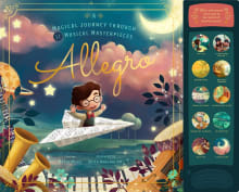 Book cover of Allegro: A Musical Journey Through 11 Musical Masterpieces