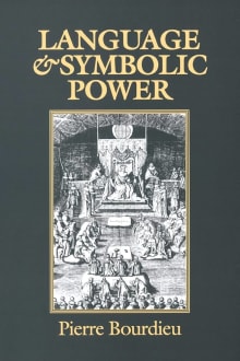 Book cover of Language and Symbolic Power