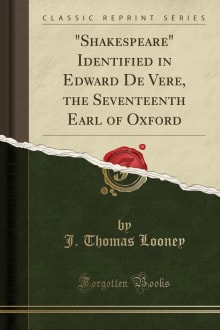Book cover of "Shakespeare" Identified in Edward De Vere, the Seventeenth Earl of Oxford