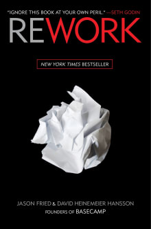 Book cover of Rework