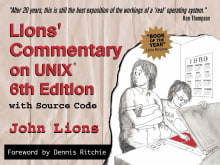 Book cover of Lions' Commentary on Unix
