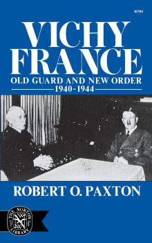 Book cover of Vichy France