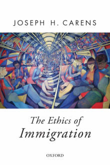 Book cover of The Ethics of Immigration