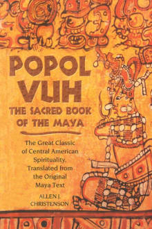 Book cover of Popol Vuh: The Sacred Book of the Maya