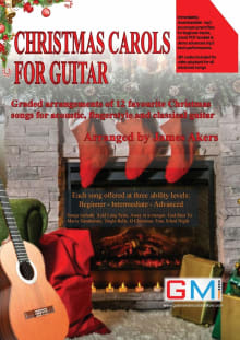 Book cover of Christmas Carols for Guitar