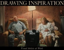 Book cover of Drawing Inspiration: Visual Artists at Work