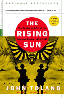 Book cover of The Rising Sun: The Decline and Fall of the Japanese Empire, 1936-1945