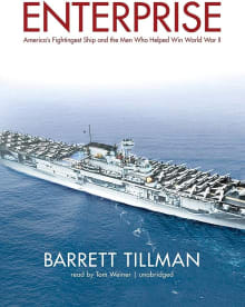 Book cover of Enterprise: America's Fightingest Ship and the Men Who Helped Win World War II