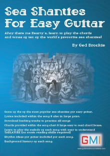 Book cover of Sea Shanties For Easy Guitar