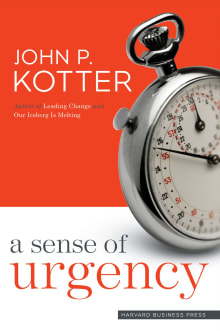 Book cover of A Sense of Urgency