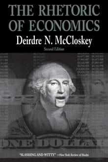 Book cover of The Rhetoric of Economics