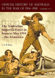 Book cover of The Official History of Australia in the War of 1914-1918