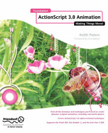 Book cover of Foundation ActionScript 3.0 Animation: Making Things Move!