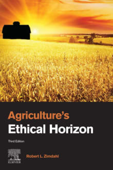 Book cover of Agriculture's Ethical Horizon