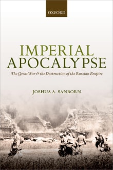 Book cover of Imperial Apocalypse: The Great War and the Destruction of the Russian Empire