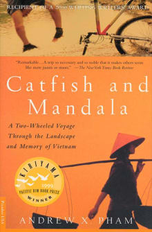 Book cover of Catfish and Mandala: A Two-Wheeled Voyage Through the Landscape and Memory of Vietnam