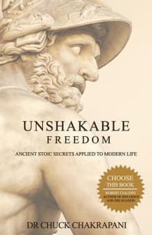 Book cover of Unshakable Freedom: Ancient Stoic Secrets Applied to Modern Life