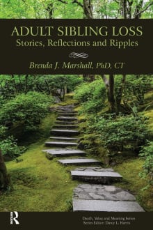 Book cover of Adult Sibling Loss: Stories, Reflections and Ripples