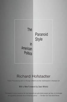 Book cover of The Paranoid Style in American Politics