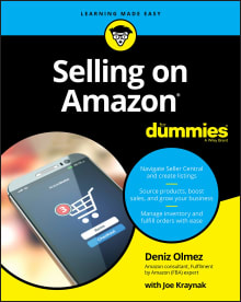 Book cover of Selling on Amazon for Dummies